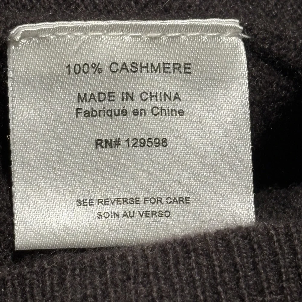 Shephe 100% Cashmere Mens Sweater vest Medium Brown
